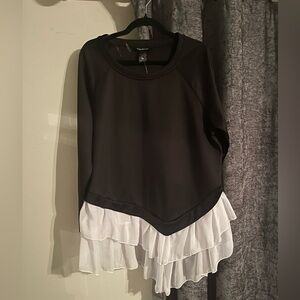 Black&White Layered Shirt
